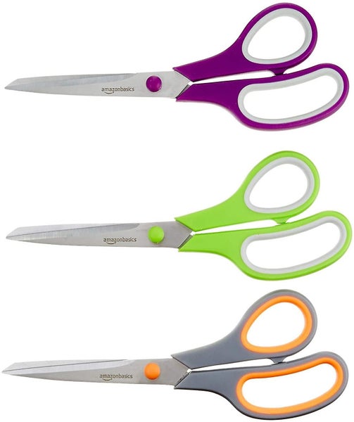 Pack Of 3 Multipurpose, Comfort Grip, Titanium Fused, Stainless Steel Office Sci Carousel 1