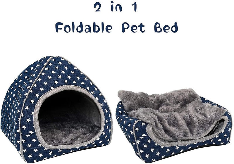 Guinea Pig Bed Cave Cozy Hamster House Large Hideout For Dwarf Rabbits Carousel 2