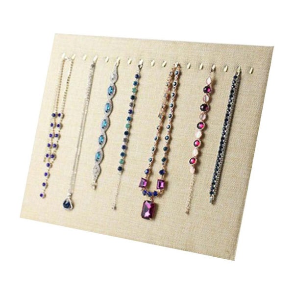 17 Hook Necklace Display Stand Velvet Necklace Stand Earring Jewelry Display Sta Carousel 2