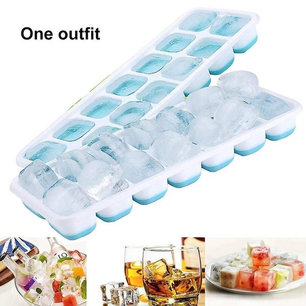 Silicone Ice Tray Summer Ice Box With Lid Ice Cubes 14 Grid Ice Tray Ice Making Carousel 2