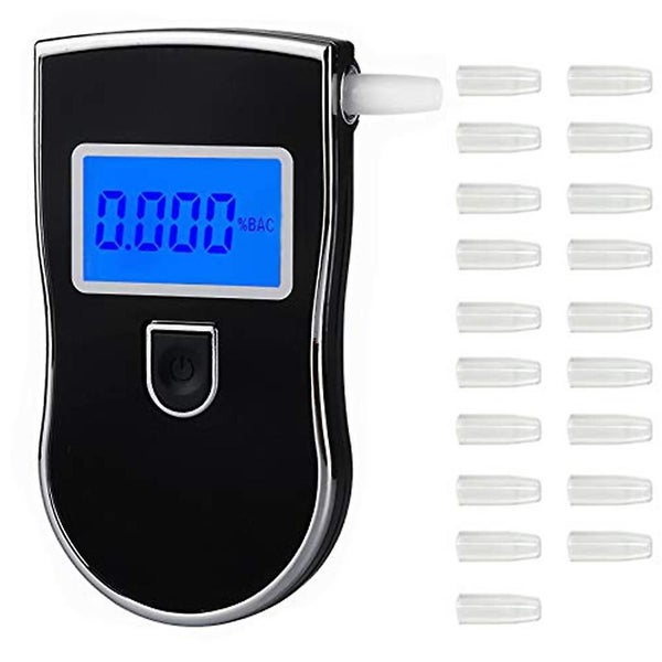 Breathalyzer Alcohol Tester With Blue Backlight Lcd Screen Carousel 1