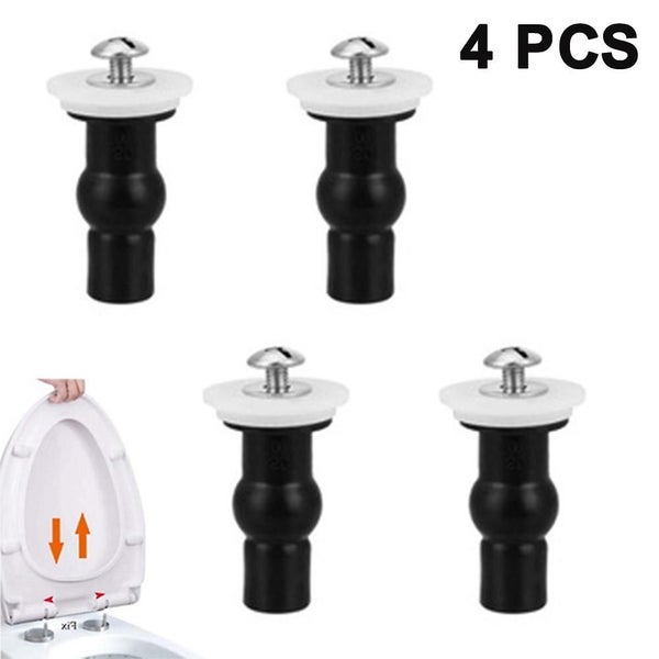 4 Pack Toilet Seat Hinges Screws Toilet Seat Fixings Fix Expanding Rubber Top Nu Carousel 1