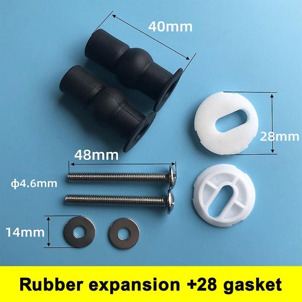 4 Pack Toilet Seat Hinges Screws Toilet Seat Fixings Fix Expanding Rubber Top Nu Carousel 5
