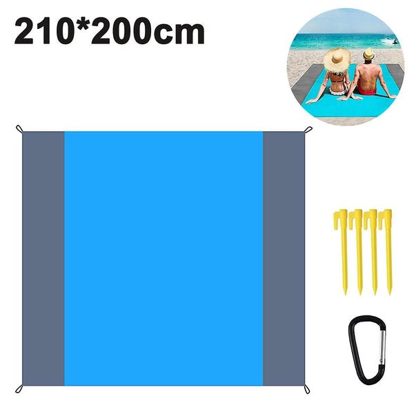 Beach Blanket Sand Proof,extra Large Sand Free Outdoor Picnic Blankets Carousel 1