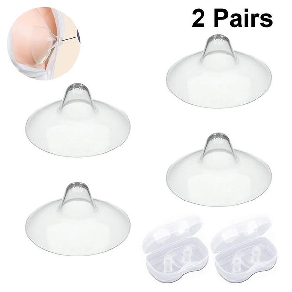 2 Pairs Contact Nipple Shield, Nippleshield For Breastfeeding With Latch Difficu Carousel 2
