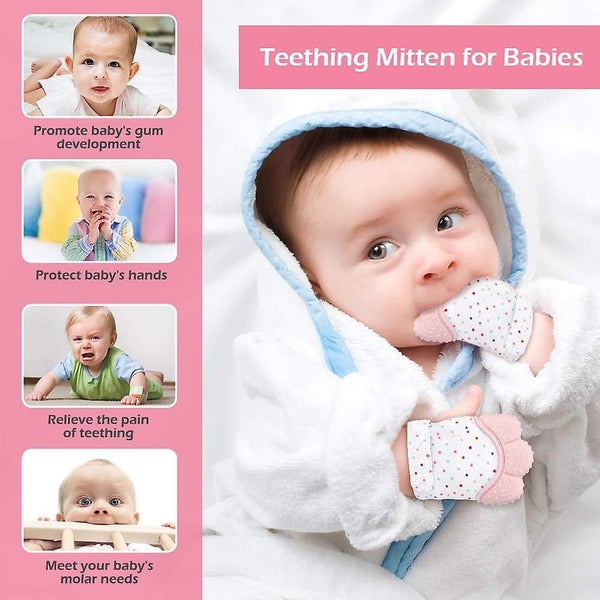 E-more Handschuh Baby Beihandschuh 2er Pack Silikon Beiringhandschuh In Lebensmi Carousel 2