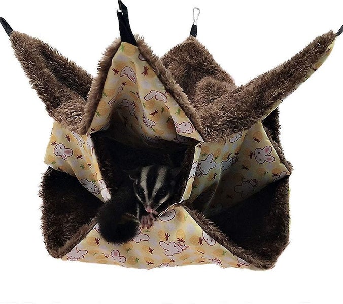 Small Pet Hammock, Sugar Hammock Triple Bed Rat Hammock, Guinea Pig Carousel 1