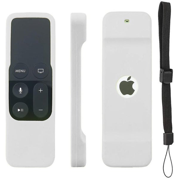 Non-slip Silicone Protective Case With Wrist Strap Compatible With Apple Tv 4k 4 Carousel 2