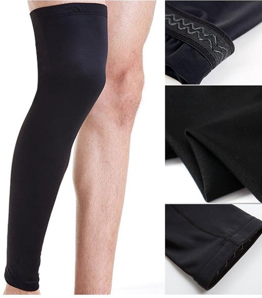 1 Pair Compression Leg Sleeves Outdoor Basketball Full Length Leg Sleeves For M Carousel 4
