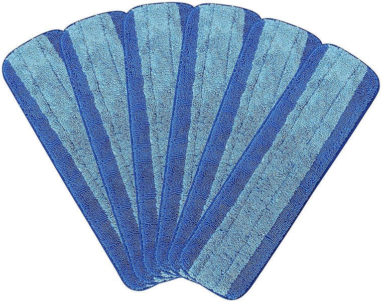 Replacement Microfiber Cleaning Pads For Bona Wet&dry Mop, 18 Inch, Washable & R Carousel 1