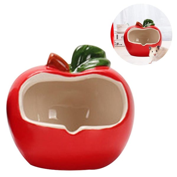 Ceramic Hamster Bed Houses Cartoon Shape Small Pet Animals Habitat Cage Carousel 2