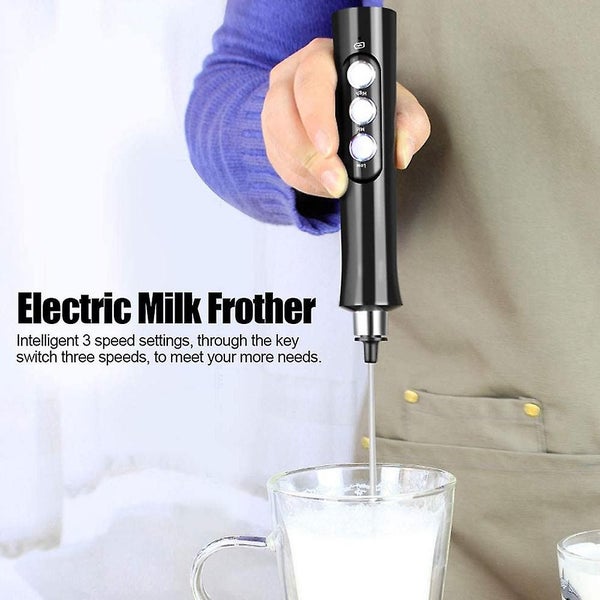 Milk Frother Handheld Electric Foam Maker Usb Rechargeable Coffee Frother For C Carousel 3