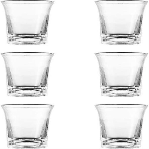 6 Pieces Glass Beakers, Shot Glass Beakers (acrylic), 35 Ml Glass Shot Glass