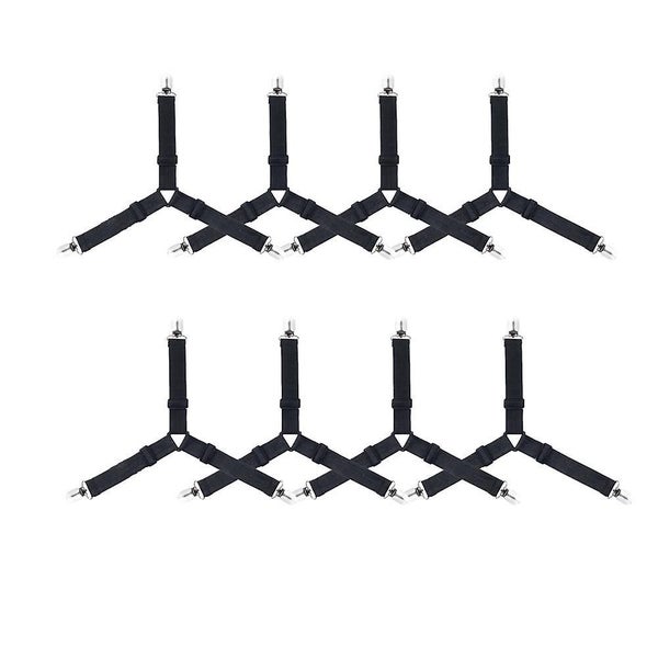 Bed Sheet Clips 8 Pack Triangle Bed Sheet Straps Mattress Corner Carousel 1