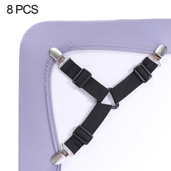 Bed Sheet Clips 8 Pack Triangle Bed Sheet Straps Mattress Corner Carousel 2