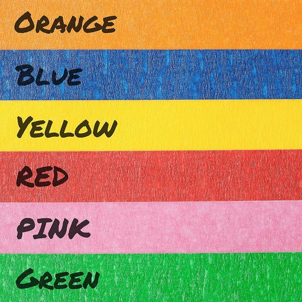 Fluorescent Cloth Tape Coloured Adhesive Neon Gaffer Matte 6 Colors Carousel 3