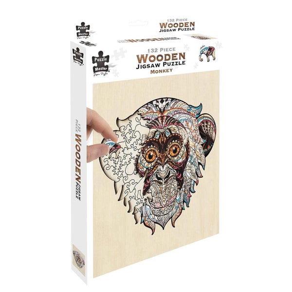 Puzzle Master Wooden Puzzle - Monkey Carousel 1