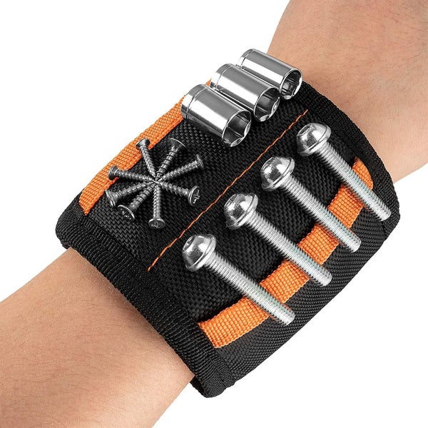 Bracelet Magntique, Rglable Avec 20 Aimants Super Puissants Pour Vis Clous Trpan Carousel 1