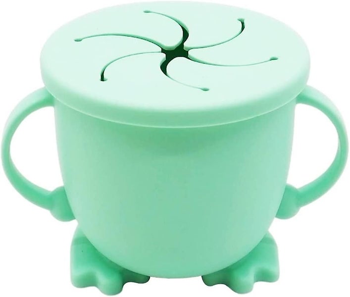 Snack Cup, Child Silicone Cup Snack Cup, Child Learning Feeding Food Bowl, Cup W Carousel 1