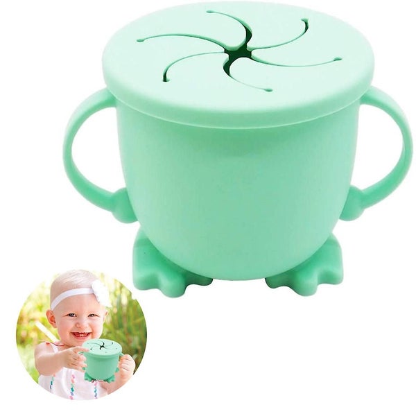Snack Cup, Child Silicone Cup Snack Cup, Child Learning Feeding Food Bowl, Cup W Carousel 2
