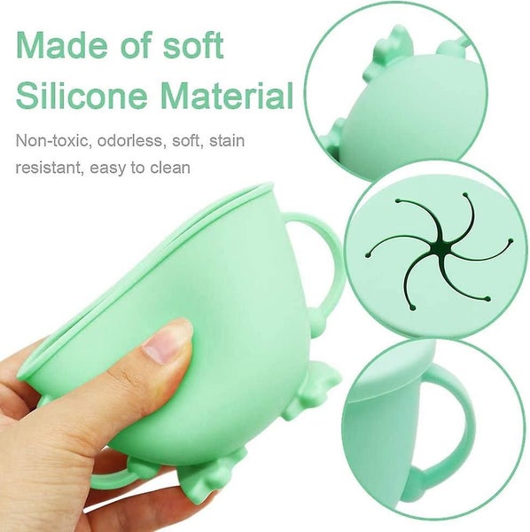 Snack Cup, Child Silicone Cup Snack Cup, Child Learning Feeding Food Bowl, Cup W Carousel 5