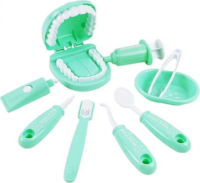 Dental Early Education Brushing Toys Children Role Play Toys Crocodile Early Edu Carousel 1