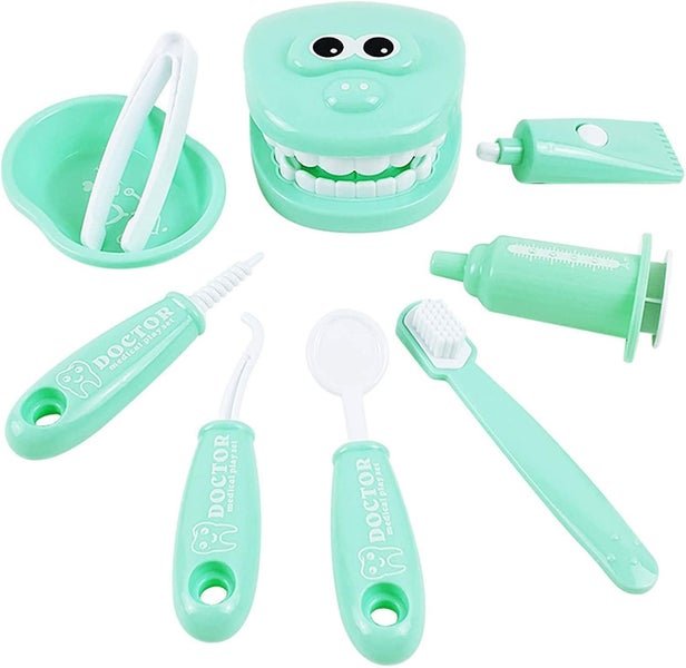 Dental Early Education Brushing Toys Children Role Play Toys Crocodile Early Edu Carousel 2