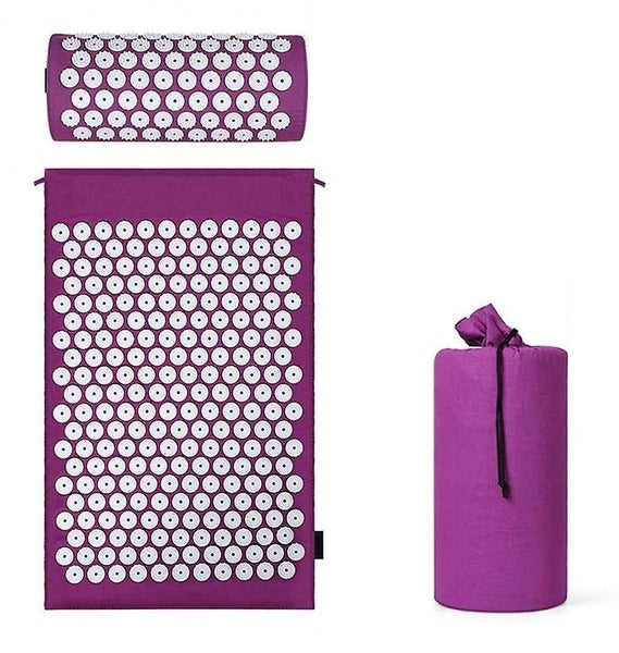 Acupressure Mat & Pillow Set / Acupuncture Mat Yoga Mat For Massage Wellness Rel Carousel 5