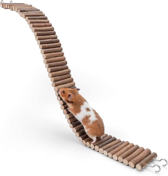 Hamster Suspension Bridge Toy: Long Climbing Ladder For Dwarf Syrian Hamster Mic Carousel 1