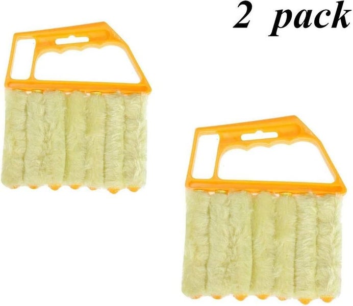 Set Of 2 Blind Cleaning Flap Cleaning Tools With Removable And Detachable Brush Carousel 2