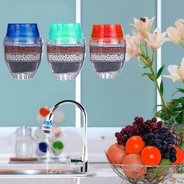 Mini Wasserhahn Wasserfilter,betoy 6 Stck Aktivkohle-runder Hahn Wasser Filter - Carousel 4