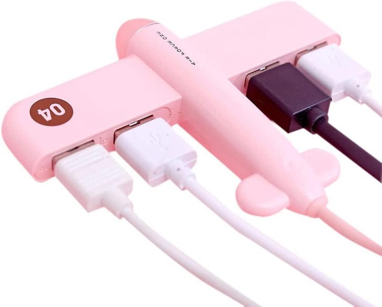 Cute Usb Hub, Mini Usb Hub For Pc, 4-port Usb Hub, Interesting Desk Accessories Carousel 2