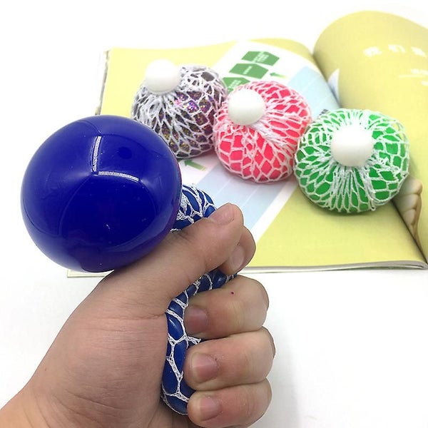 4 Pieces Random Mesh Squeeze Balls Relief Pressure Squeeze Grape Balls Stress Re Carousel 2