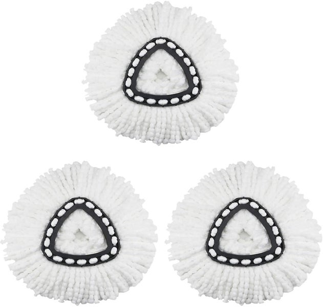 3 Pack Spin Mop Replacement Head Mop Head Refills Mop Head Replacement Carousel 1