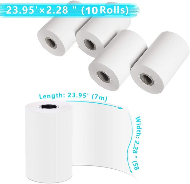 Druckpapier Fr Kinderkamera, Lnge: 23,95 Fu & Breite: 2,28 Zoll Carousel 2