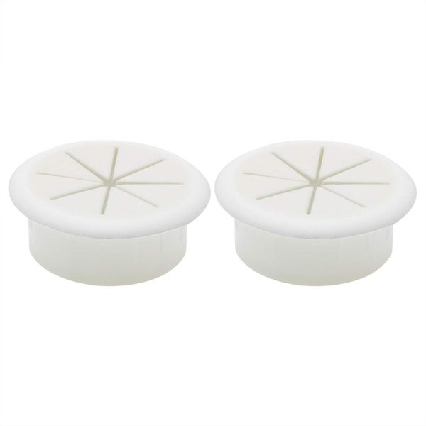 2pcs 2inch (50mm) Desk Cord Grommets Wire Cable Hole Cover For Office Pc Desk Ca Carousel 2
