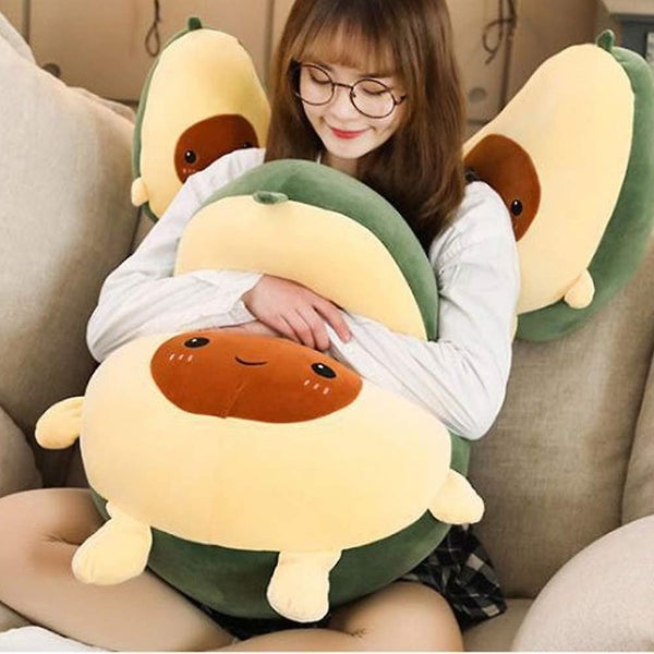 Stuffed Plush Avocado Toy Pillow Comfort Food Avocado Plush Pillow Carousel 5