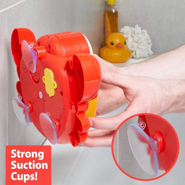 Crab Bath Toy. Bubble Bath Maker For The Bathtub , Blows Bubbles And Plays 24 Ch Carousel 2