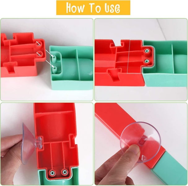 Bath Toys For Baby Kids Water Shower Bathtub Toys With Bau Puzzle Car Race Track Carousel 5