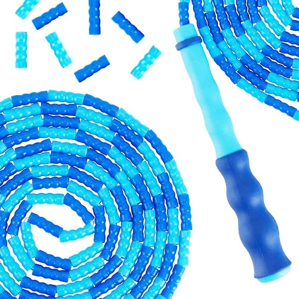 2 Pack Jump Rope Soft Beaded Segment Jump Rope - Adjustable For Men, Women And K Carousel 4