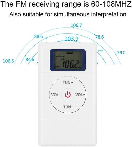Portable Headset Radios, Mini Digital Tuning Fm Radio Audio Walkman Radio Player Carousel 2
