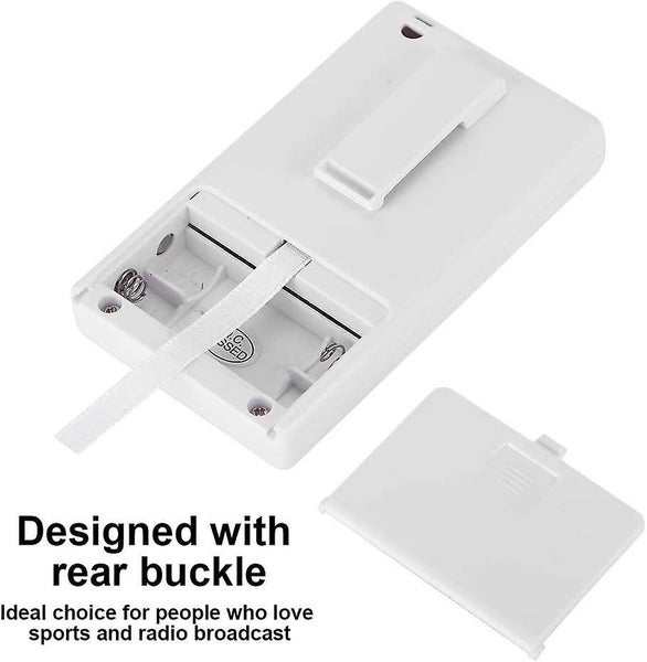 Portable Headset Radios, Mini Digital Tuning Fm Radio Audio Walkman Radio Player Carousel 5