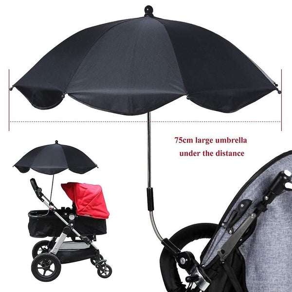 Nibesser Universal Kinderwagenschirm Gebogen Sonnenschirm Regenschirm Sonnensege Carousel 1