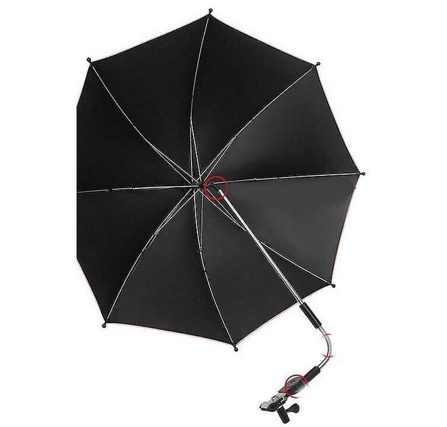 Nibesser Universal Kinderwagenschirm Gebogen Sonnenschirm Regenschirm Sonnensege Carousel 2