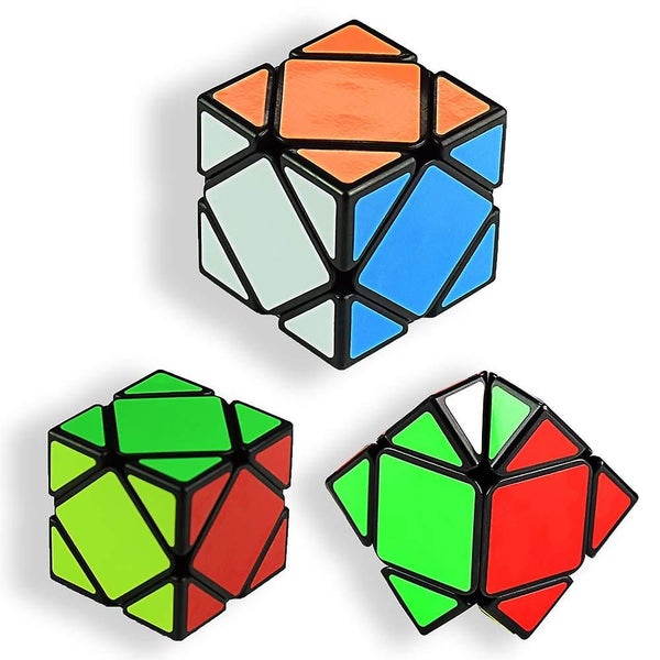3x3 Intelligence Black Base Speed Puzzle Magic Cube For Kid Child Carousel 1