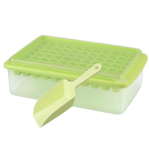 Small Ice Cube Tray With Lid And Bin,comes With Ice Cube Bin,scoop And Cover,bpa Carousel 2