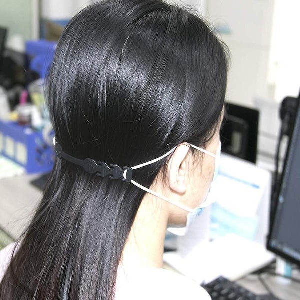 10 Pcs Face Guard Strap Ear Hook, Adjustable Anti-slip Ear Grips Buckles Extendi Carousel 5