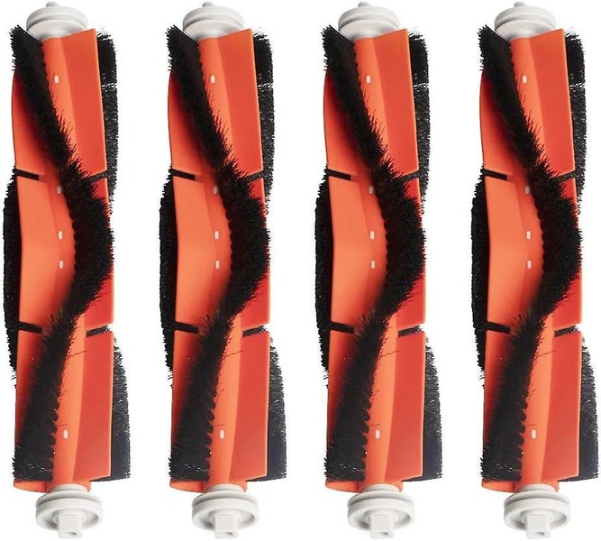 Lot De 4 Brosses Principales De Rechange Et Accessoires Compatibles Avec Robot A Carousel 1