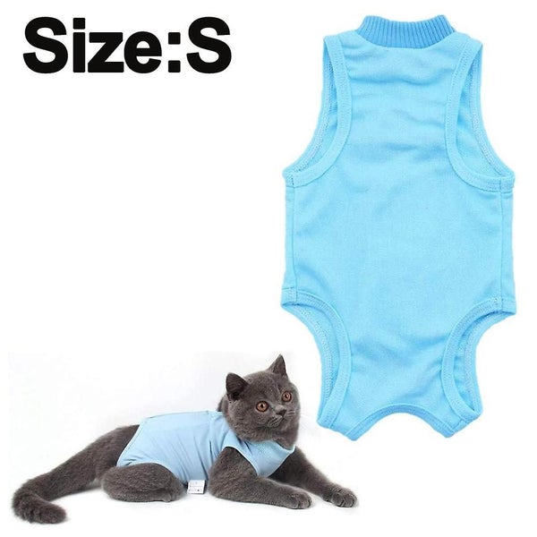 Cat Professional Recovery Suit For Abdominal Wounds Or Skin Diseases,e-collar Al Carousel 1