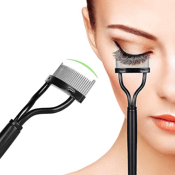 Brush Comb Separator, Eyelash Eyebrow Mascara Brush And Comb Lash Separator Tool Carousel 4